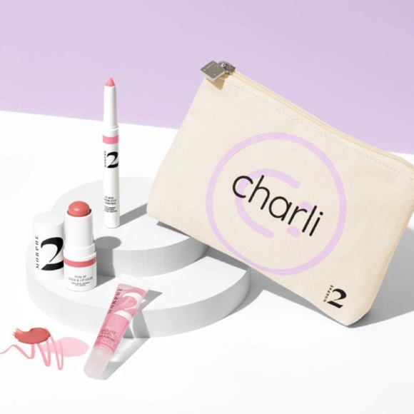 Morphe Other - MORPHE 2 Charli’s Go-To Faves 3-Piece Makeup Set + Bag